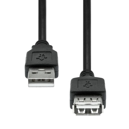 ProXtend USB 2.0 Extension Cable Black - High-Speed Data Transfer - USB2AAF-005